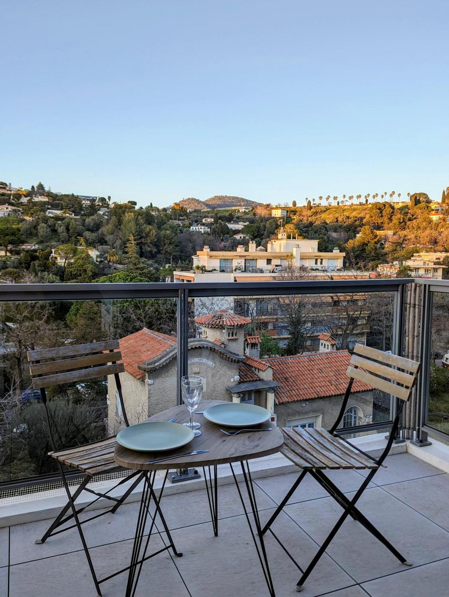 Studio Calme Avec Vue Degagee Nizza Exterior foto